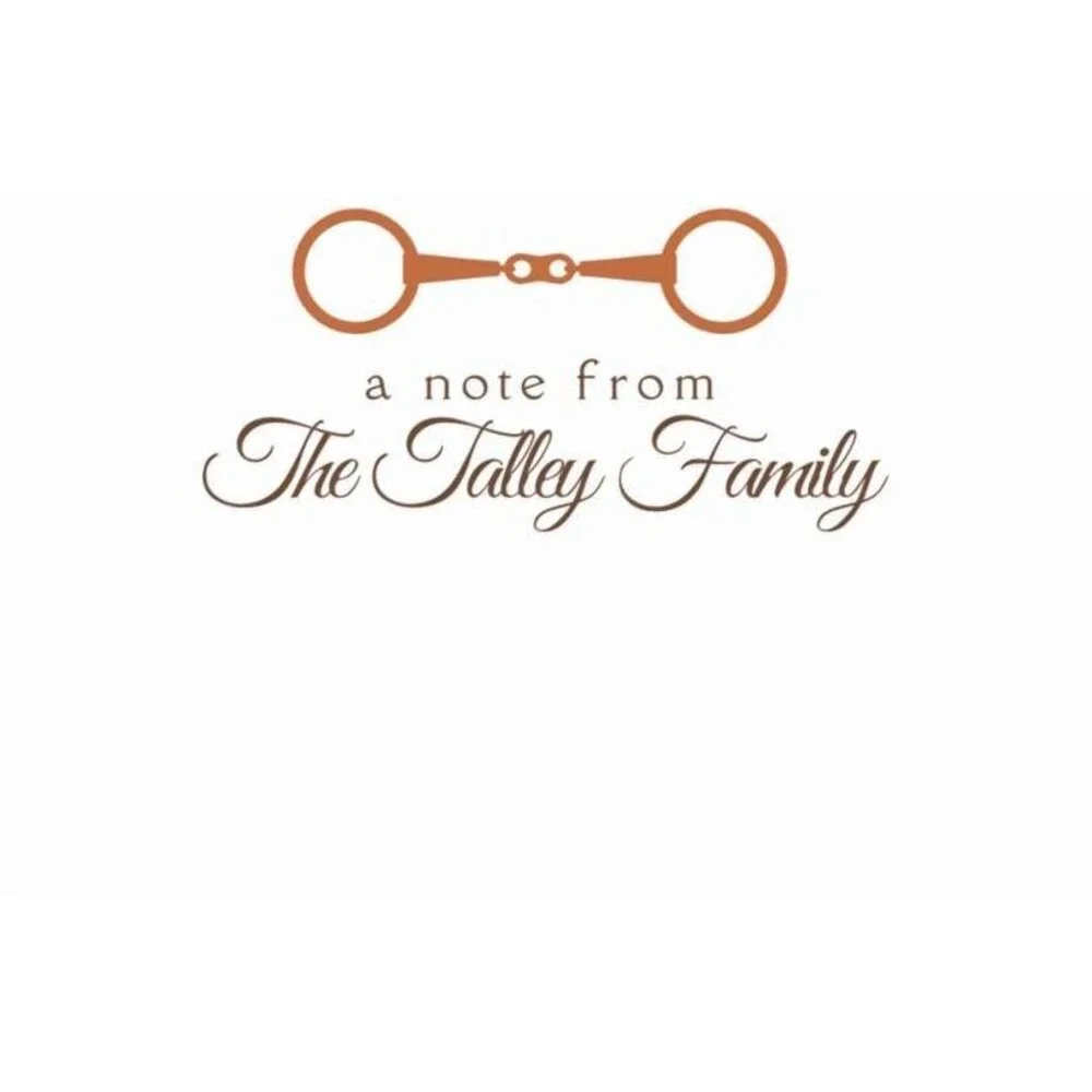 Personalized Equestrian Notepad: Family Stationery, To-Do List